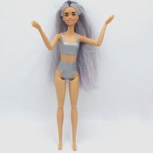 2015 Barbie Cutie Reveal Snowflake Doll With Freckles & Silver Bikini
